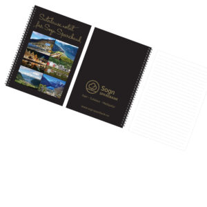 Wire-o A5 notisbok hardt omslag